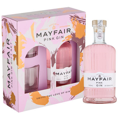 Mayfair Pink Gin Gift Box 700mL Each | Liquorland