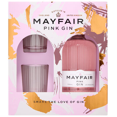 Mayfair Pink Gin Gift Box 700mL Each | Liquorland