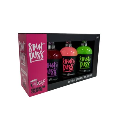 Sour Puss Mixed Pack 375mL Each | Liquorland