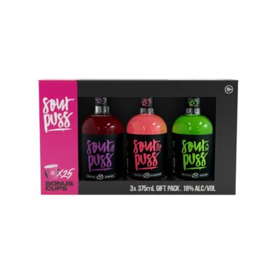 Sour Puss Mixed Pack 375mL Each | Liquorland