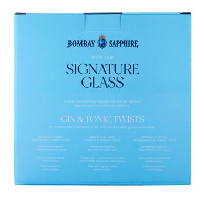Bombay Sapphire Gin Goblet Gift Pack 700mL Each | Liquorland