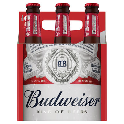 Budweiser Bottle 5 330mL Pack 6 | Liquorland