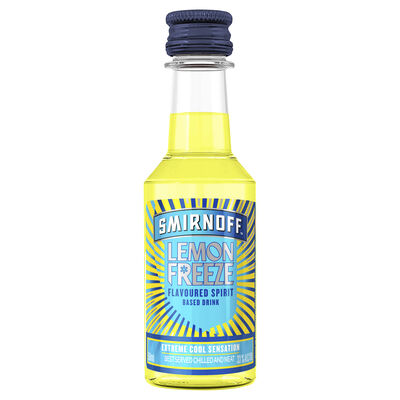 Smirnoff Sensations Lemon Freeze Vodka 50mL Each | Liquorland