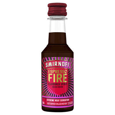 Smirnoff Sensations Espresso Fire Vodka 50mL Each | Liquorland