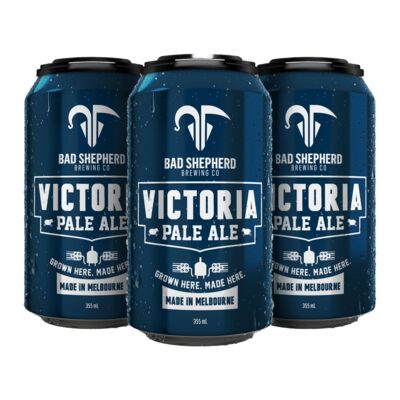 Bad Shepherd Victoria Pale Ale Can 355mL Pack 4 | Liquorland