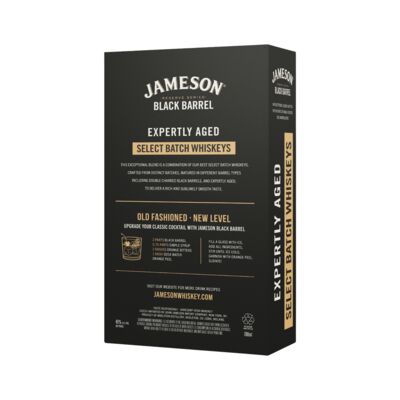 Jameson Black Barrel Glass Pack 700mL Each | Liquorland