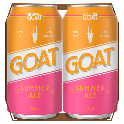 Mountain Goat Summer Ale Can 375mL Pack 6 | Liquorland