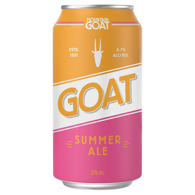 Mountain Goat Summer Ale Can 375mL Each | Liquorland