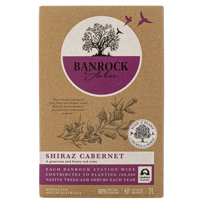 Banrock Station Shiraz Cabernet Cask 2l Each | Liquorland