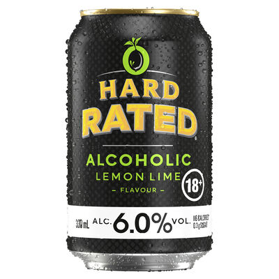 Hard Rated Lemon Lime 6 Can 330mL Each | Liquorland