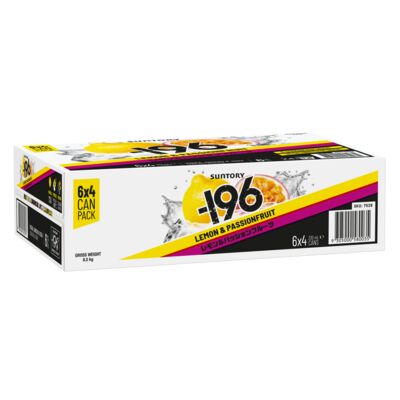  196 Lemon Passionfruit 6 Can 330mL Carton 24 | Liquorland