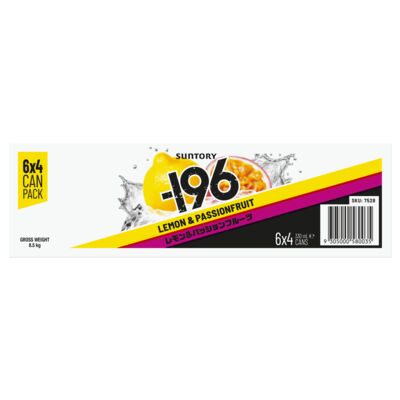  196 Lemon Passionfruit 6 Can 330mL Carton 24 | Liquorland