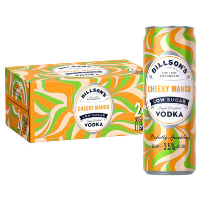 Billson S Cheeky Mango Vodka Can 355mL Carton 24 | Liquorland