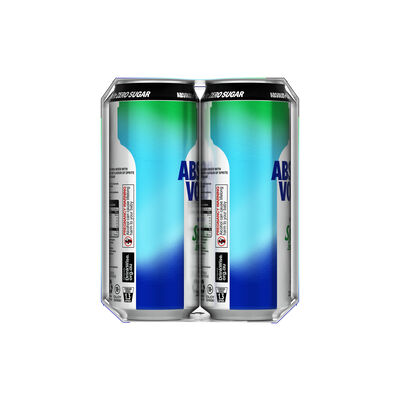 Absolut Sprite Zero Sugar Can 330mL Pack 4 | Liquorland