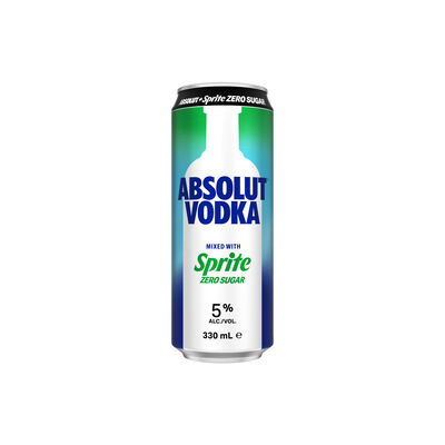 Absolut Sprite Zero Sugar Can 330mL Each | Liquorland