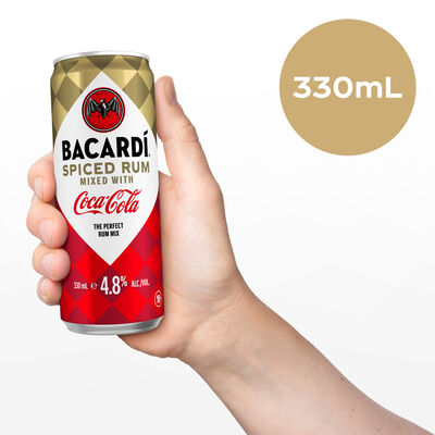 Bacardi Spiced Coca Cola Can 330mL 10pk Pack 10 | Liquorland