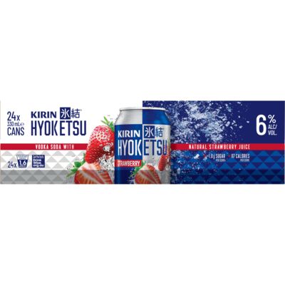 Kirin Hyoketsu Strawberry Can 330mL Carton 24 | Liquorland