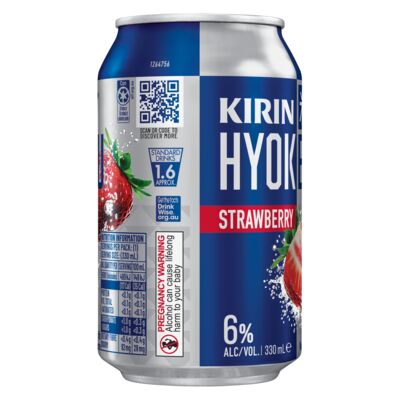 Kirin Hyoketsu Strawberry Can 330mL Each | Liquorland