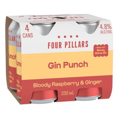 Four Pillars Gin Punch Can 330mL Pack 4 | Liquorland