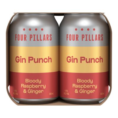 Four Pillars Gin Punch Can 330mL Pack 4 | Liquorland