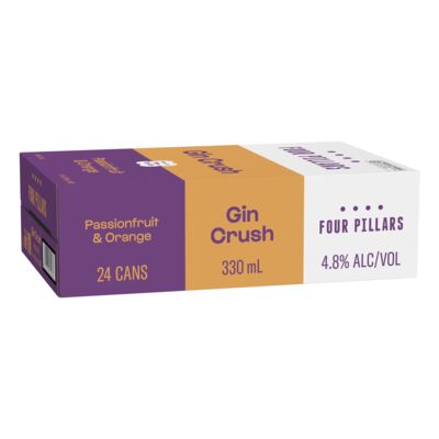 Four Pillars Gin Crush Can 330mL Carton 24 | Liquorland