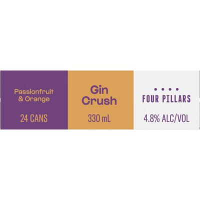 Four Pillars Gin Crush Can 330mL Carton 24 | Liquorland