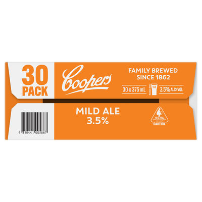 Coopers Mild Ale Block Can 375mL Pack 30 | Liquorland