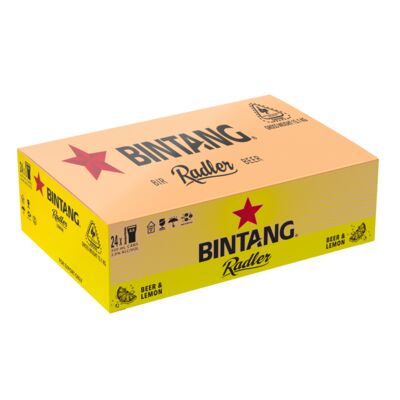 Bintang Radler Lemon Can 320mL Carton 24 | Liquorland