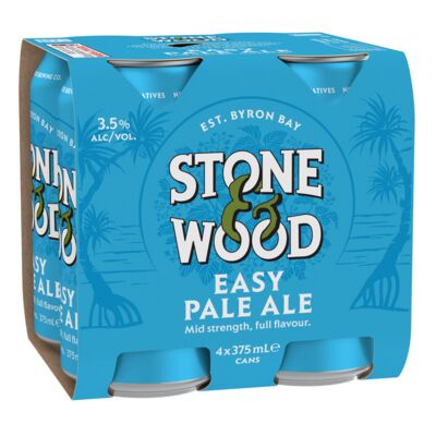 Stone Wood Easy Pale Ale 3 5 Can 375mL Pack 4 | Liquorland