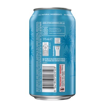 Stone Wood Easy Pale Ale 3 5 Can 375mL Each | Liquorland