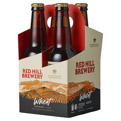 Red Hill Wheat Beer Bottle 330mL Pack 4 | Liquorland