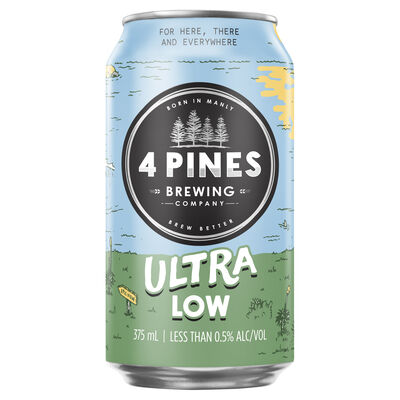 4 Pines Ultra Low Cans 375mL Each | Liquorland
