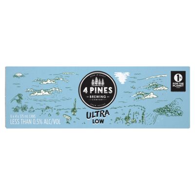 4 Pines Ultra Low Cans 375mL Carton 24 | Liquorland