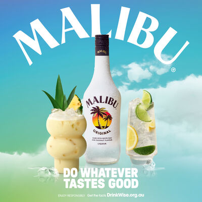 Malibu Caribbean White Rum 700mL Each | Liquorland