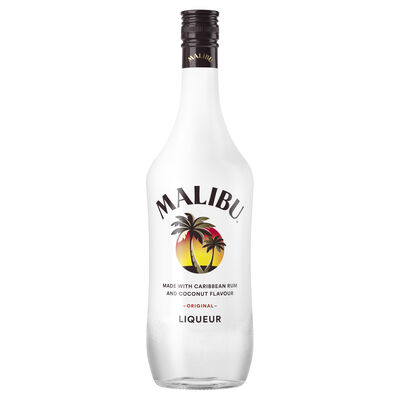 Malibu Caribbean White Rum 1lt Each | Liquorland