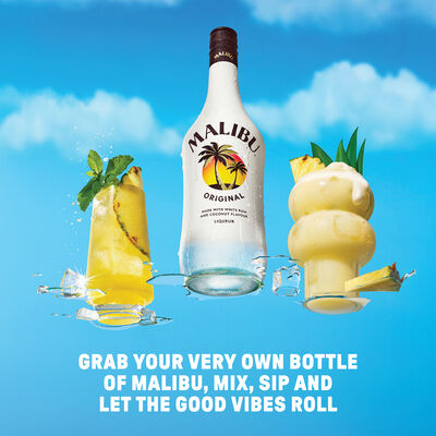 Malibu Caribbean White Rum 1lt Each | Liquorland