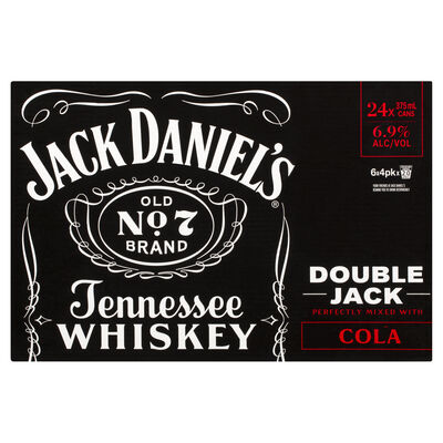 Jack Daniels Double Jack And Cola Can 375mL Carton 24 | Liquorland