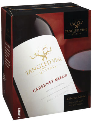 Tangled Vine Cabernet Merlot Cask 4l Each | Liquorland