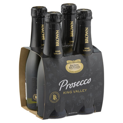 Brown Brothers Prosecco Nv 200mL Pack 4 | Liquorland
