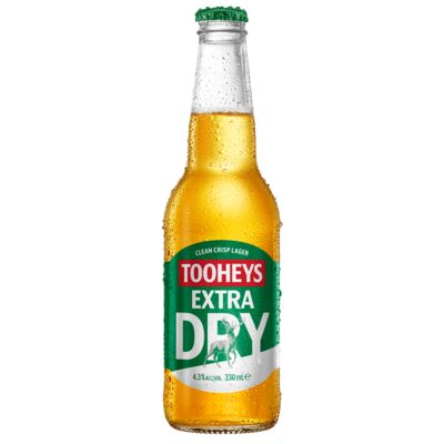 Tooheys Extra Dry Bottle 330mL Each | Liquorland