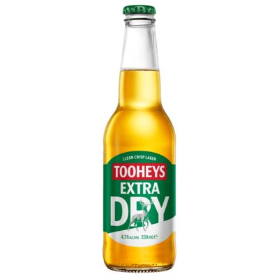 Tooheys Extra Dry Bottle 330mL Each | Liquorland