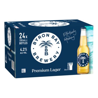 Byron Bay Lager Bottle 330mL Carton 24 | Liquorland