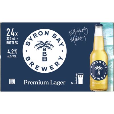 Byron Bay Lager Bottle 330mL Carton 24 | Liquorland