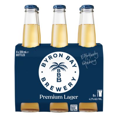 Byron Bay Lager Bottle 330mL Pack 6 | Liquorland