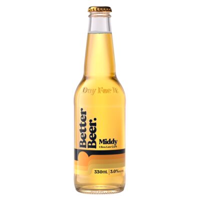 Better Beer Middy Bottle 330mL Each | Liquorland