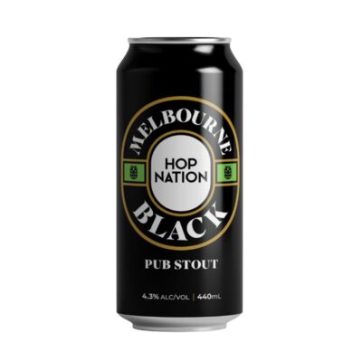 Hop Nation Melbourne Black Can 440mL Each | Liquorland