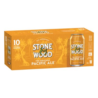Stone Wood Pacific Ale Can 375mL 10pk Pack 10 | Liquorland