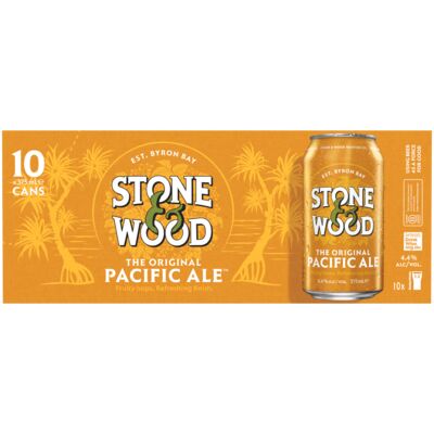 Stone Wood Pacific Ale Can 375mL 10pk Pack 10 | Liquorland