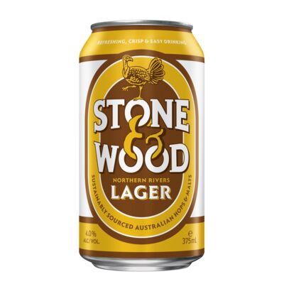Stone Wood Northern Rivers Lager Can 375mL Each | Liquorland