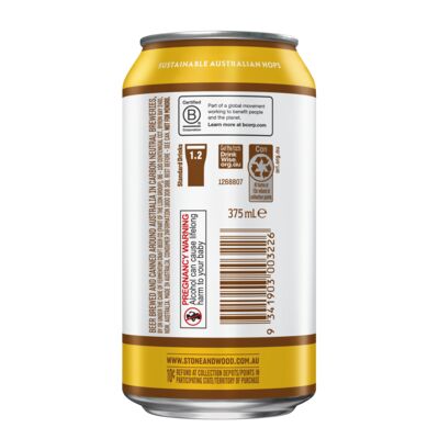 Stone Wood Northern Rivers Lager Can 375mL Each | Liquorland
